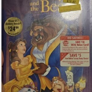 Beauty and the Beast VHS Cover Sealed 95%